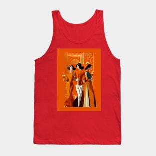 Three art deco women Tank Top